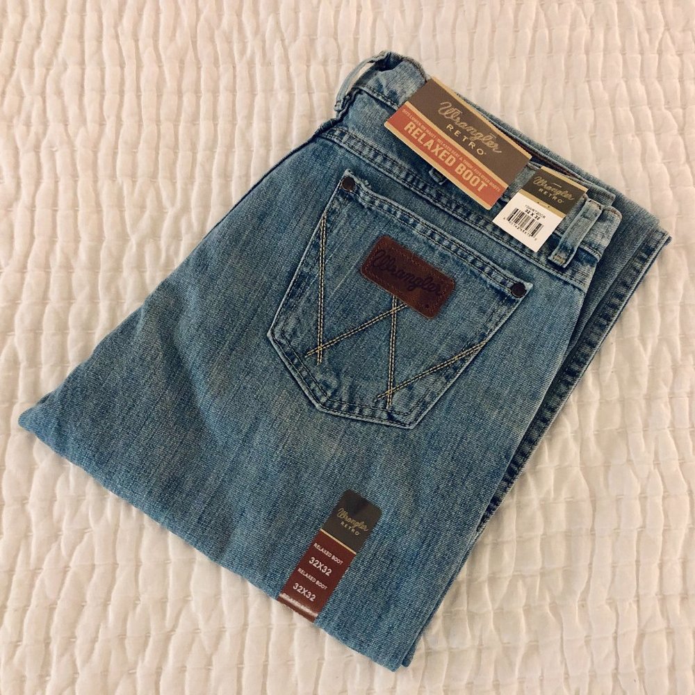 Wrangler Retro Relaxed Boot Cut Jeans - 32 x 32